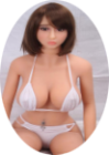 brown, long bob