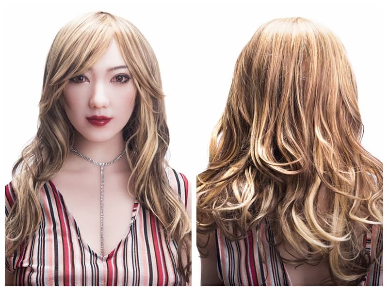 Dark blonde, curly