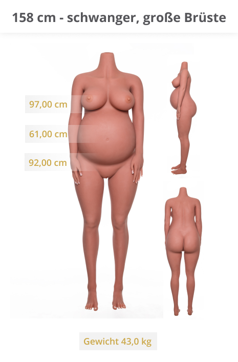 158 cm - Pregnant, Big breast