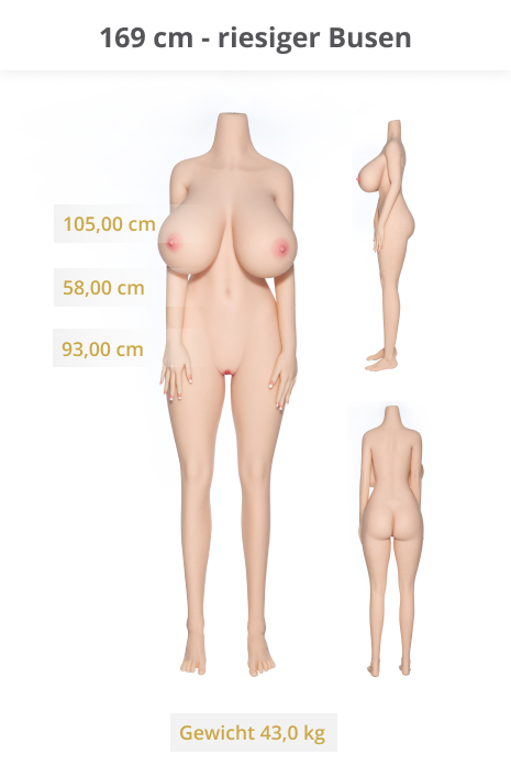 169 cm - Huge breast