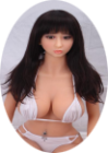 black with bangs