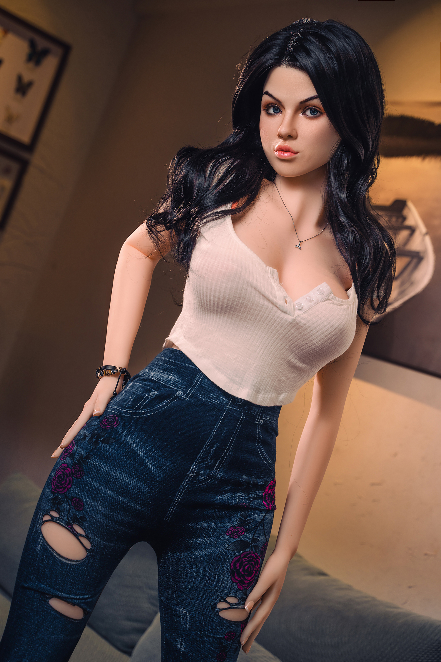 Sexdoll Beverly - 5'3 ft | 160 cm C Cup, silicone head with implanted hair, IN STOCK! 